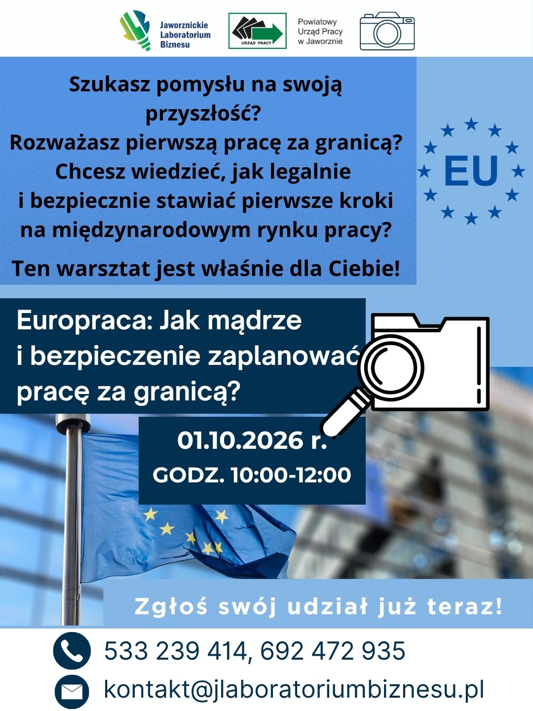 01 października 2026 r. Europraca: Jak mądrze i bezpieczenie zaplanować pracę za granicą?