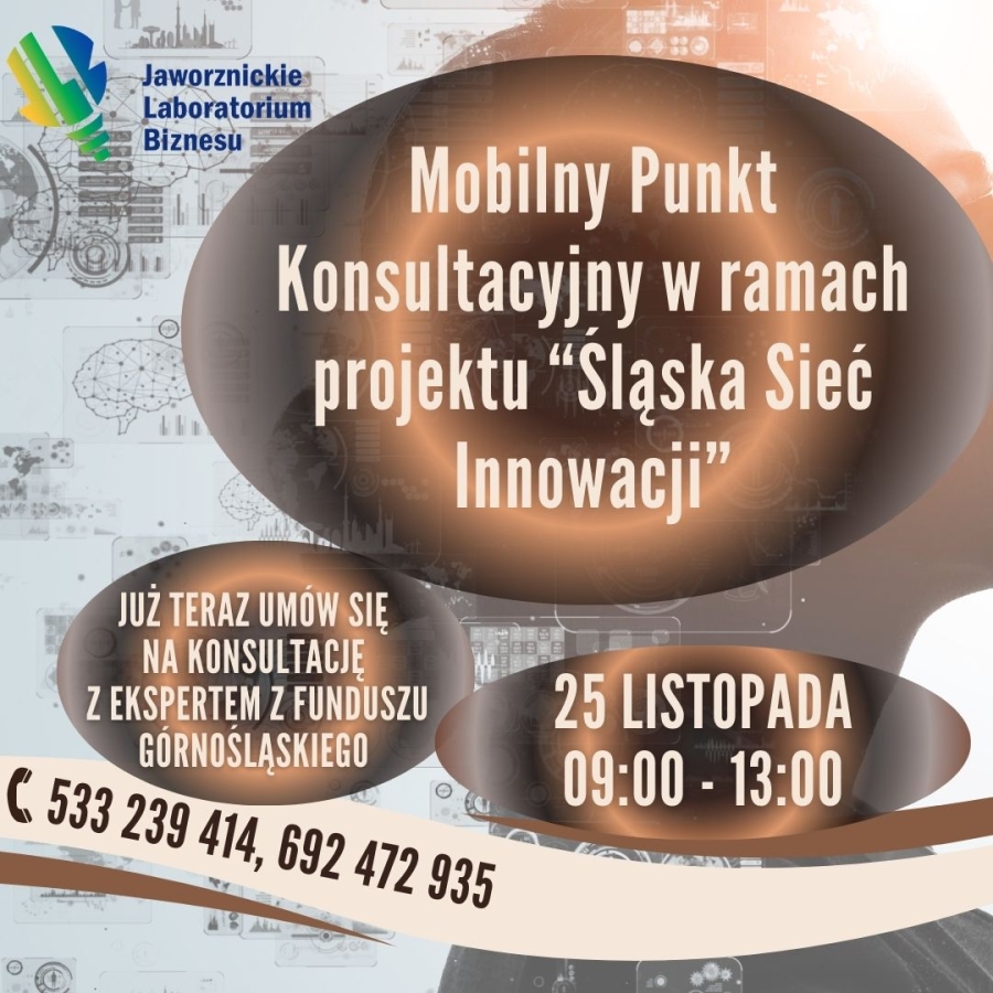 Mobilny Punkt Konsultacyjny w ramach projektu „Śląska Sieć Innowacji”